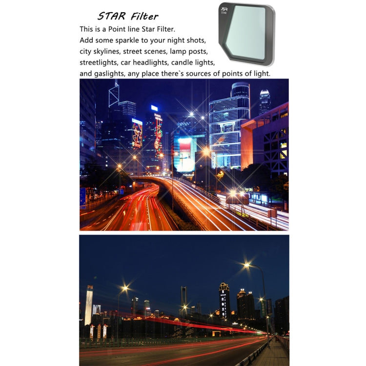 JSR Drone Star Effect Lens Filter for DJI Mavic 3, Star Effect JSR Drone Star Effect Lens Filter for DJI Mavic 3, Star Effect